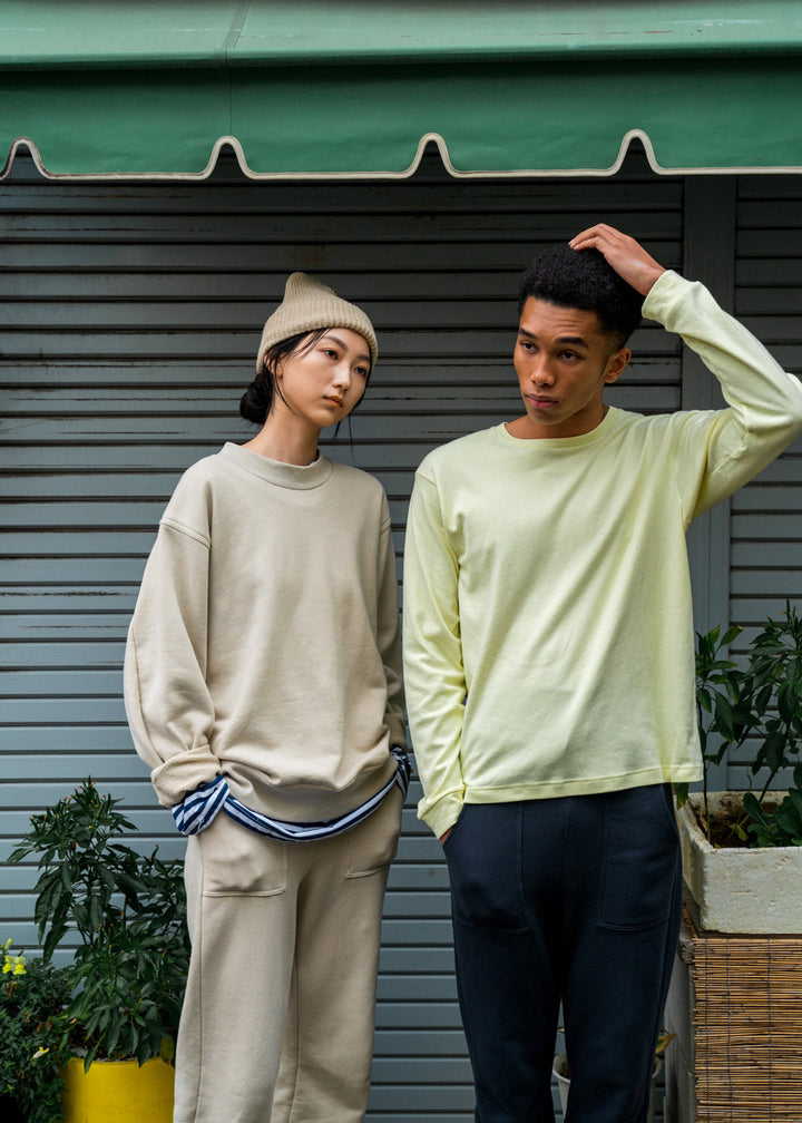 Onit コットンルーズスウェットトップス COTTON FRENCH TERRY LOOSE SWEAT SHIRTS（コットン裏毛ルーズ